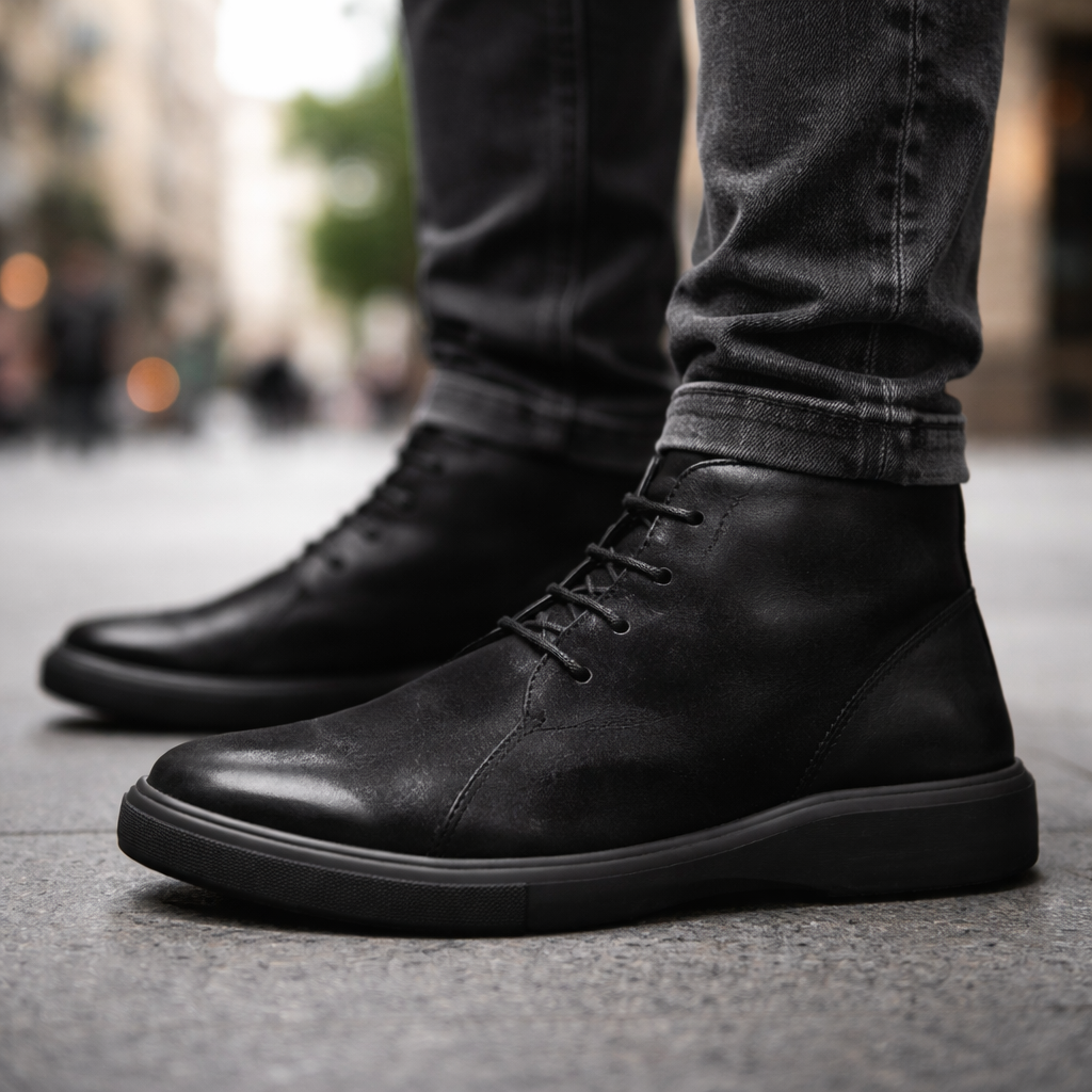 KINGSLEY – SKÓRZANE BUTY