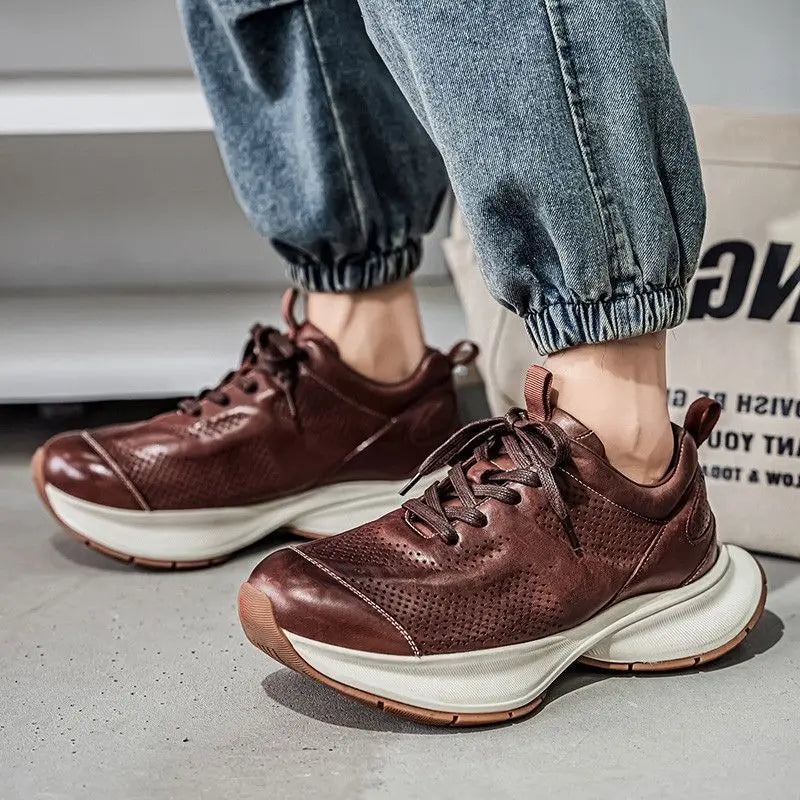 ALVERTON – SKÓRZANE SNEAKERSY