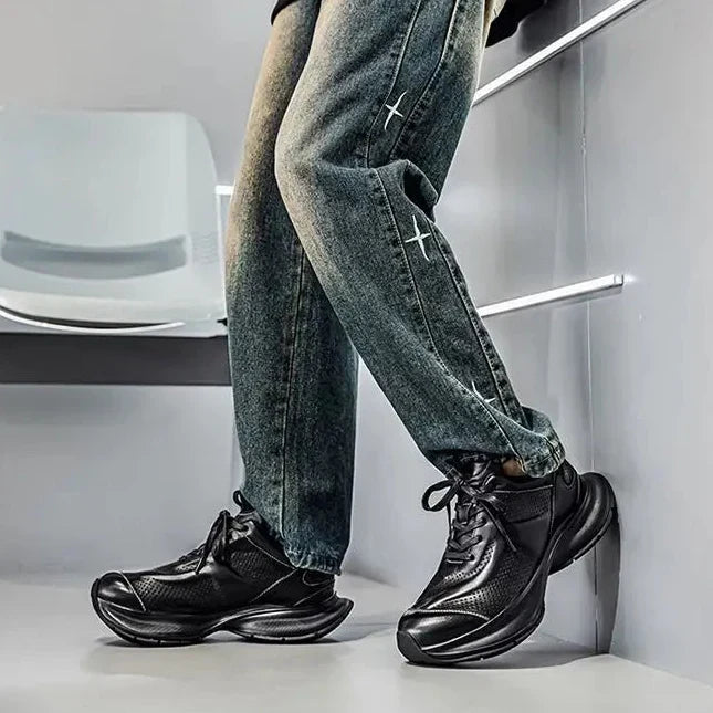 ALVERTON – SKÓRZANE SNEAKERSY
