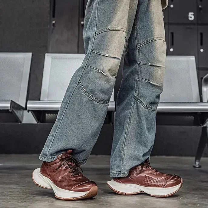 ALVERTON – SKÓRZANE SNEAKERSY