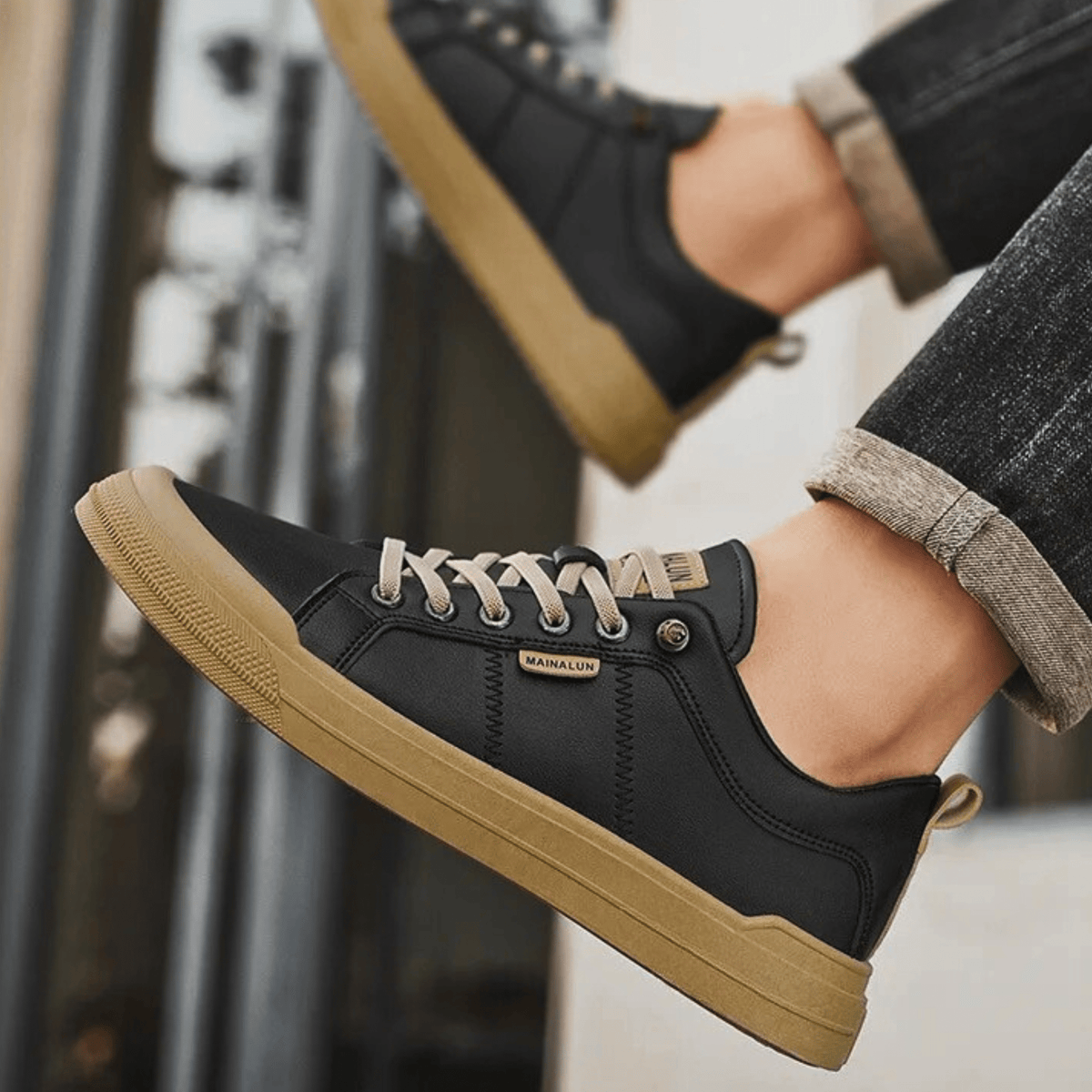 HARRINGTON – SKÓRZANE SNEAKERSY